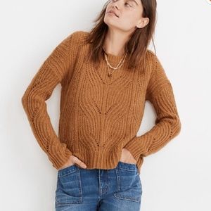 Madewell Charley Sweater in Heather Honeysuckle